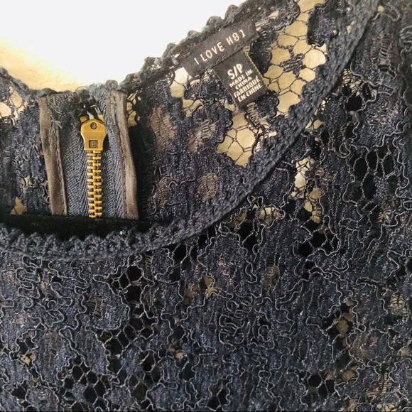 Navy Lace Dress 3/$10 - Picture 2 of 4